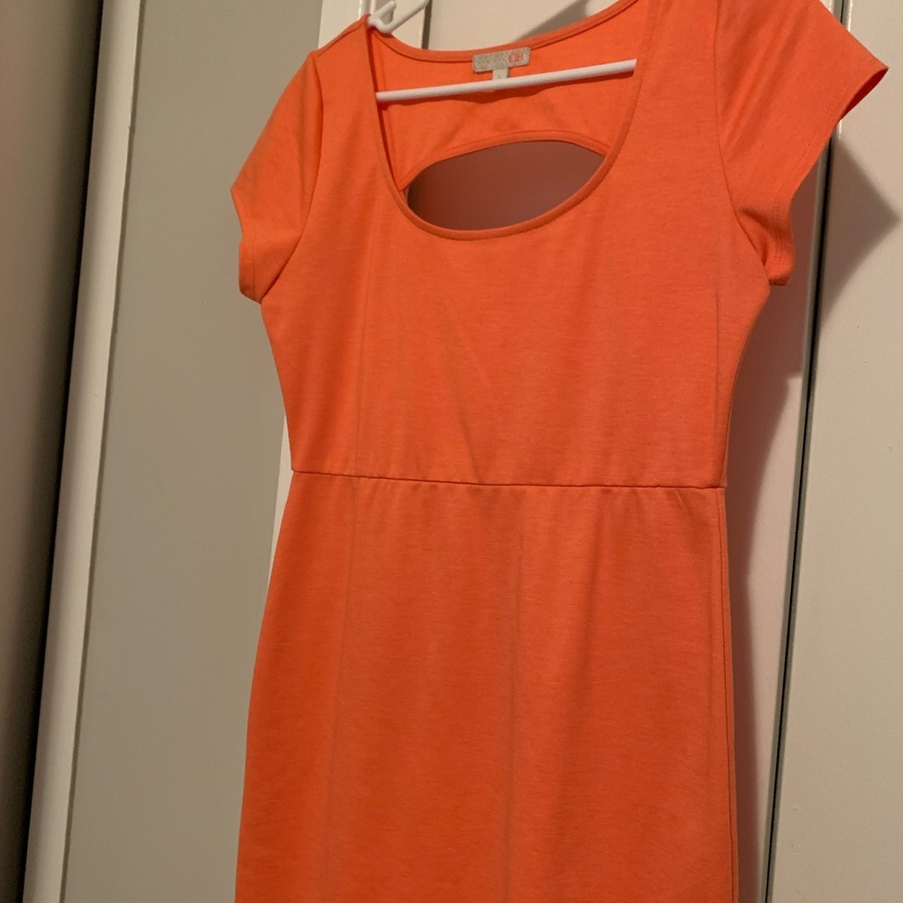 Gianni Bini orange mini dress, juniors size L